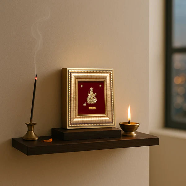 Goddess Saraswati Gold Artwork - A10