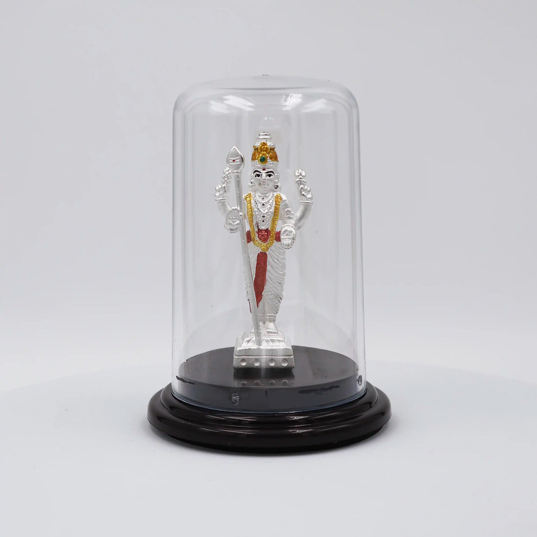999 Pure Silver Standing Murugan Statue: Divine Blessing for Pooja, Gifting, and Vehicle Protection