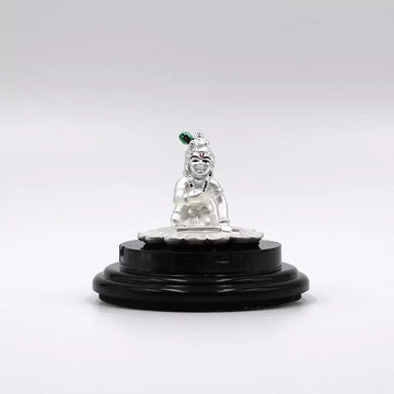 999 Pure Silver Lord Little Krishna Statue: Auspicious Pooja, Gift, and Car Dashboard