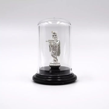 999 Pure Silver Lord Krishna Statue: Auspicious Pooja, Gift, and Car Dashboard