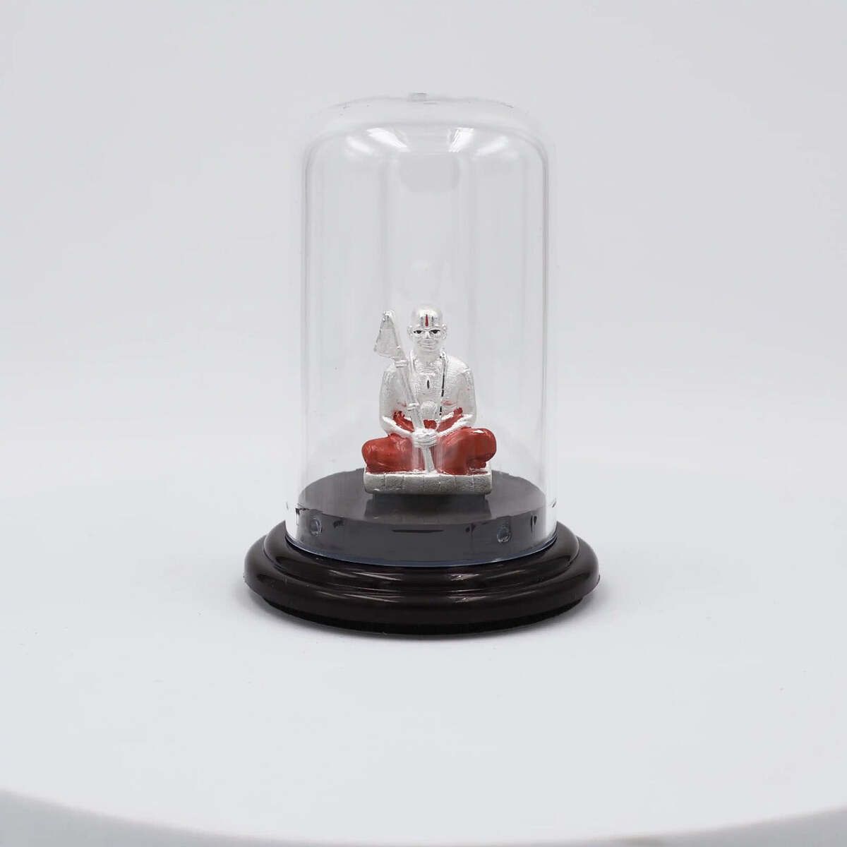 999 Pure Silver Shri Ramanujar Statue for Pooja, Gift, and Car, Dashboard-Default Title