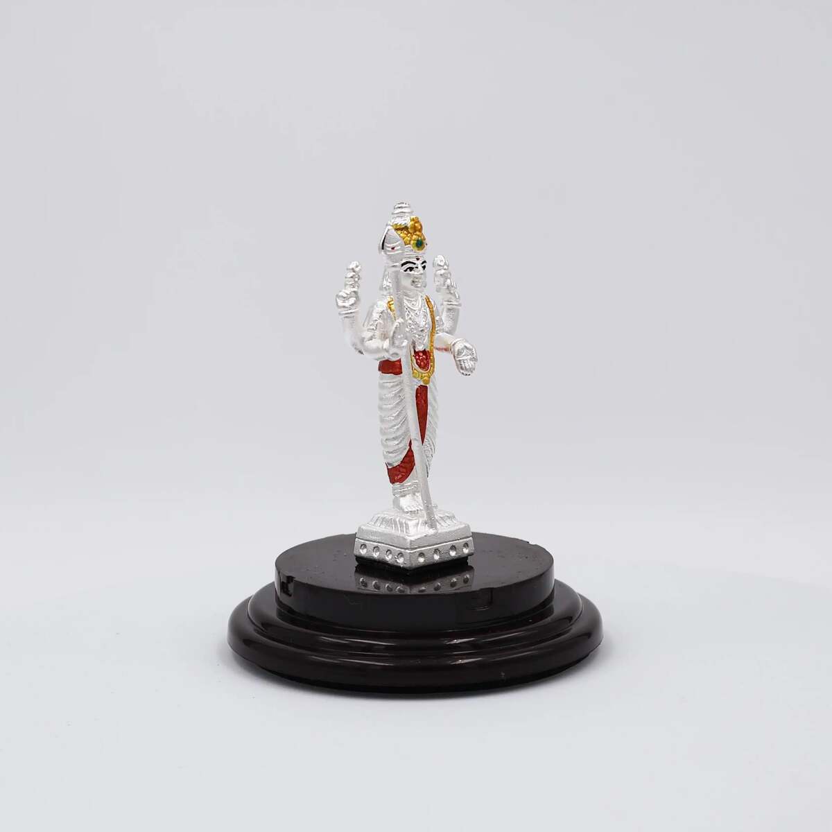 999 Pure Silver Standing Murugan Statue: Divine Blessing for Pooja, Gifting, and Vehicle Protection-Default Title